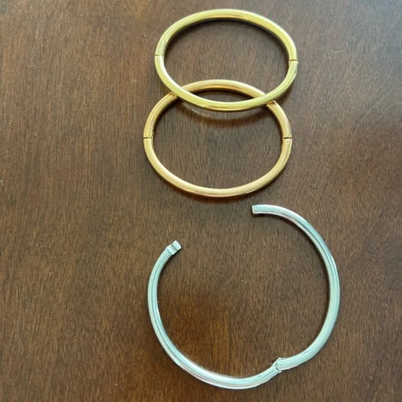 3 Hinged Bangles - Picture 3 of 3